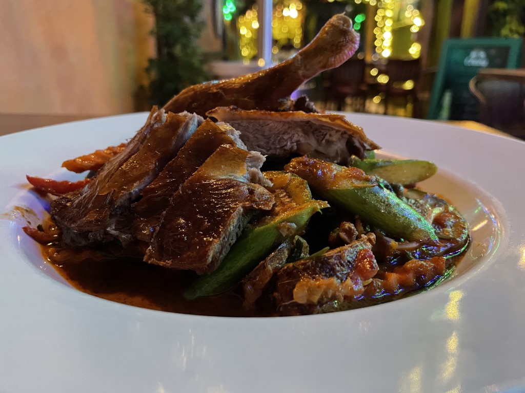 Duck Pad Cha at Malakor Thai Cafe in West Palm Beach