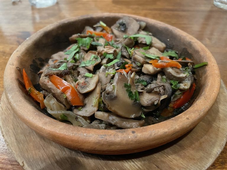 Chama Mama roasted wild mushrooms