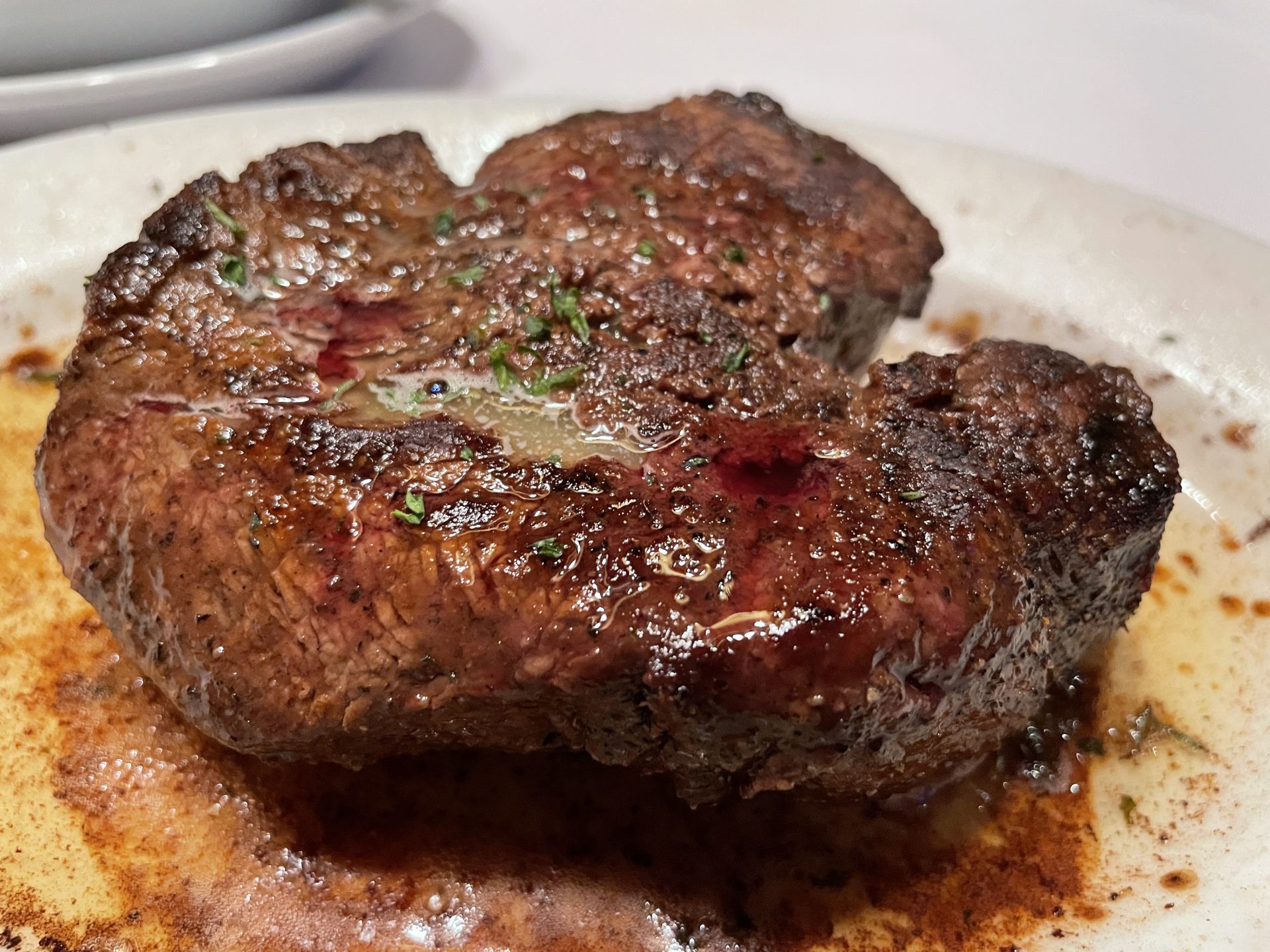 Ruth's Chris Steak House--filet mignon